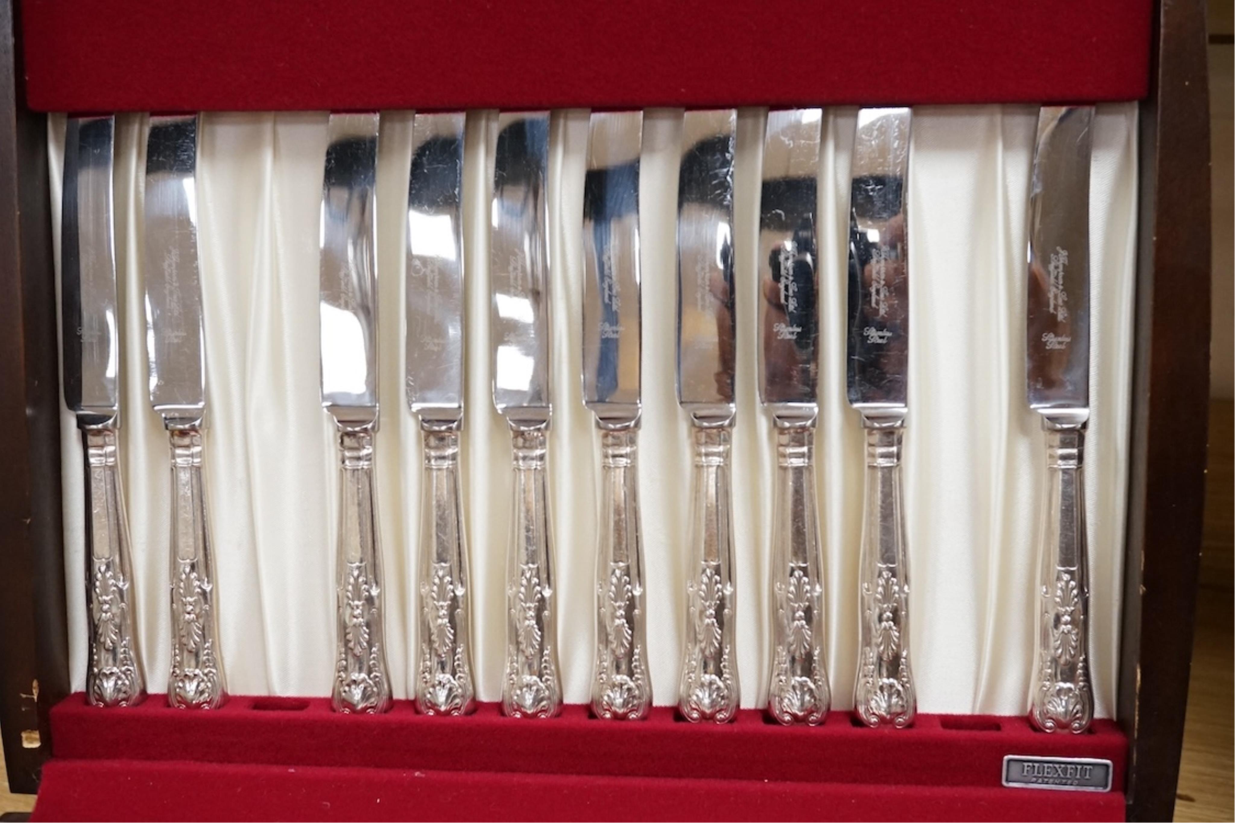 Two Canteens of cutlery comprising J. Thompson & Sons and another by Viners